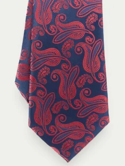 CORBATA JACQUARD MF ROJO