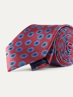 CORBATA JACQUARD MF ROJO