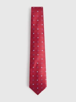 CORBATA JACQUARD MF ROJO