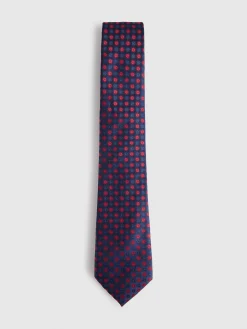 CORBATA JACQUARD MF ROJO