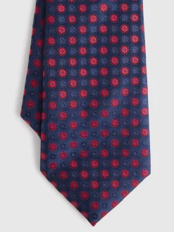 CORBATA JACQUARD MF ROJO