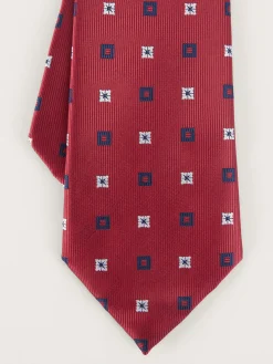 CORBATA JACQUARD MF ROJO