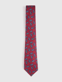 CORBATA JACQUARD MF ROJO