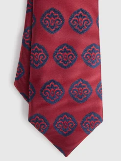 CORBATA JACQUARD MF ROJO