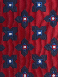 CORBATA JACQUARD MF ROJO