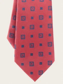 CORBATA JACQUARD MF ROJO