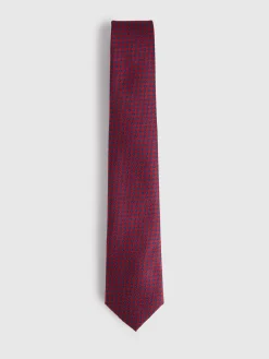 CORBATA JACQUARD MF ROJO
