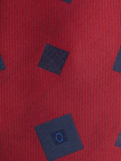 CORBATA JACQUARD MF ROJO