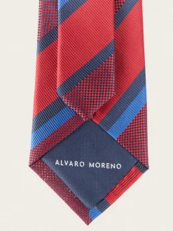 CORBATA JACQUARD MF ROJO