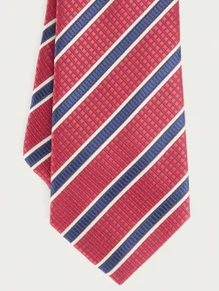 CORBATA JACQUARD MF ROJO