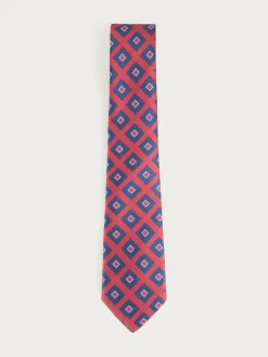 CORBATA JACQUARD MF ROJO
