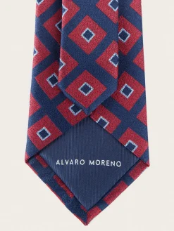 CORBATA JACQUARD MF ROJO
