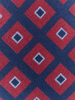 CORBATA JACQUARD MF ROJO