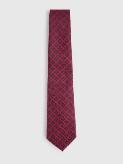 CORBATA JACQUARD MF ROJO