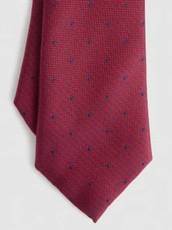 CORBATA JACQUARD MF ROJO