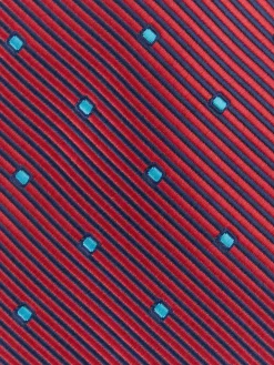 CORBATA JACQUARD MF ROJO