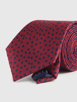 CORBATA JACQUARD MF ROJO