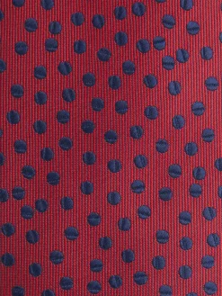 CORBATA JACQUARD MF ROJO