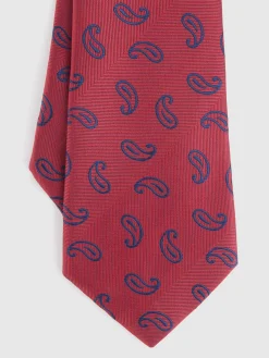 CORBATA JACQUARD MF ROJO