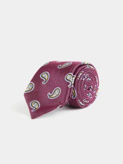 CORBATA JACQUARD MF ROSA