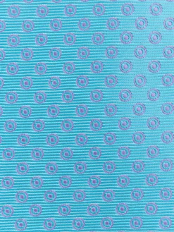 CORBATA JACQUARD MF TURQUESA