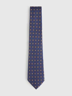 CORBATA PRINTED AZUL MARINO