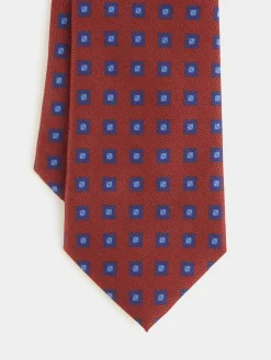 CORBATA PRINTED BURDEOS