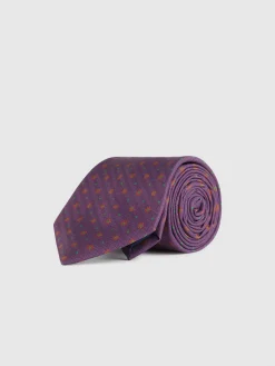 CORBATA PRINTED BURDEOS