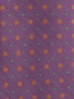 CORBATA PRINTED BURDEOS