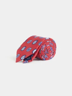 CORBATA PRINTED ROJO