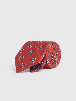 CORBATA PRINTED ROJO