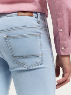 DENIM SLIM BASICO CELESTE