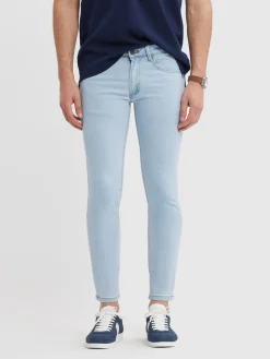 DENIM SLIM BASICO CELESTE