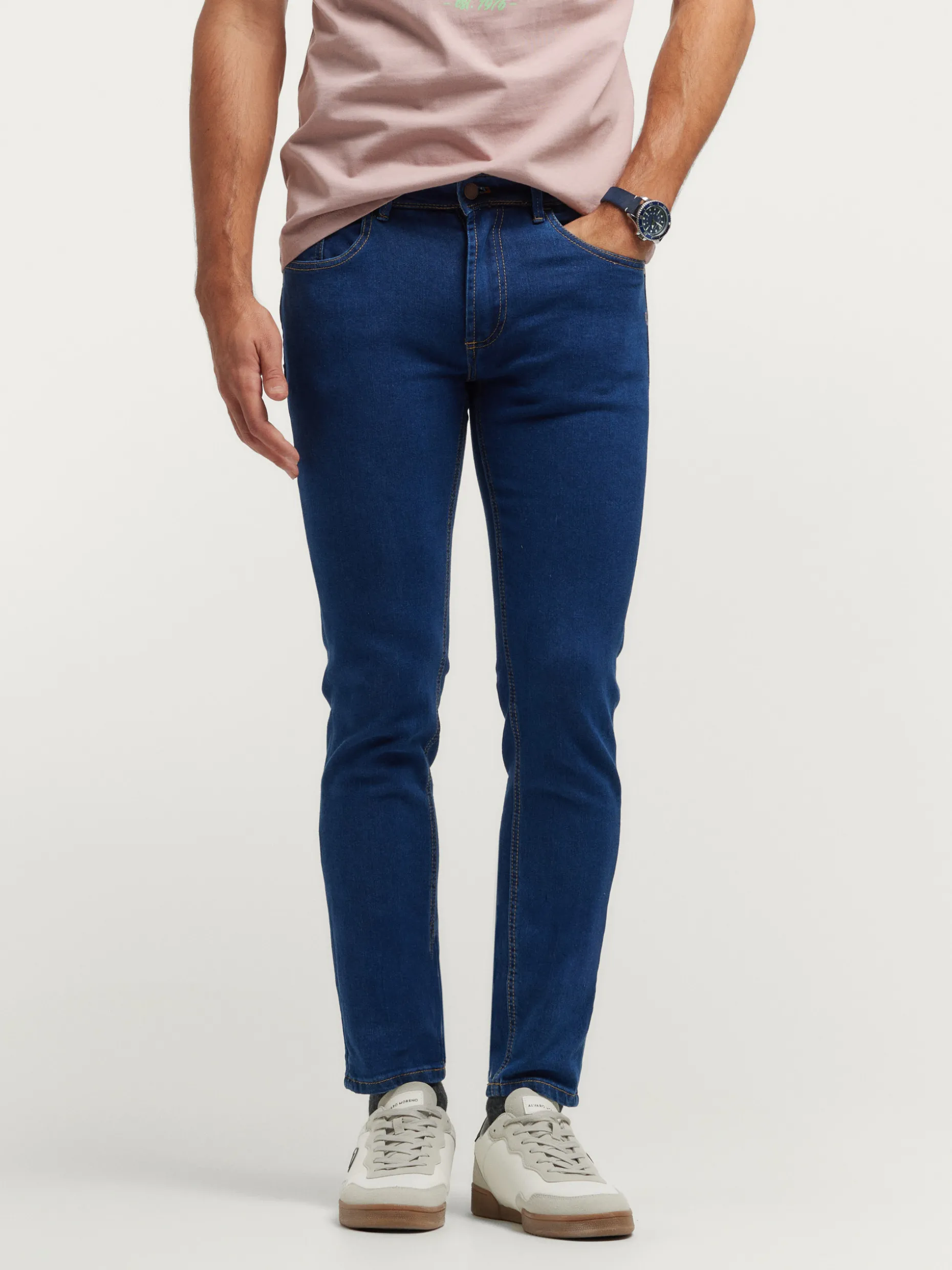 DENIM SUPER SKINNY AZUL MARINO