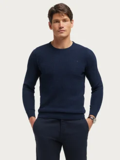 JERSEY BOLSON AZUL MARINO