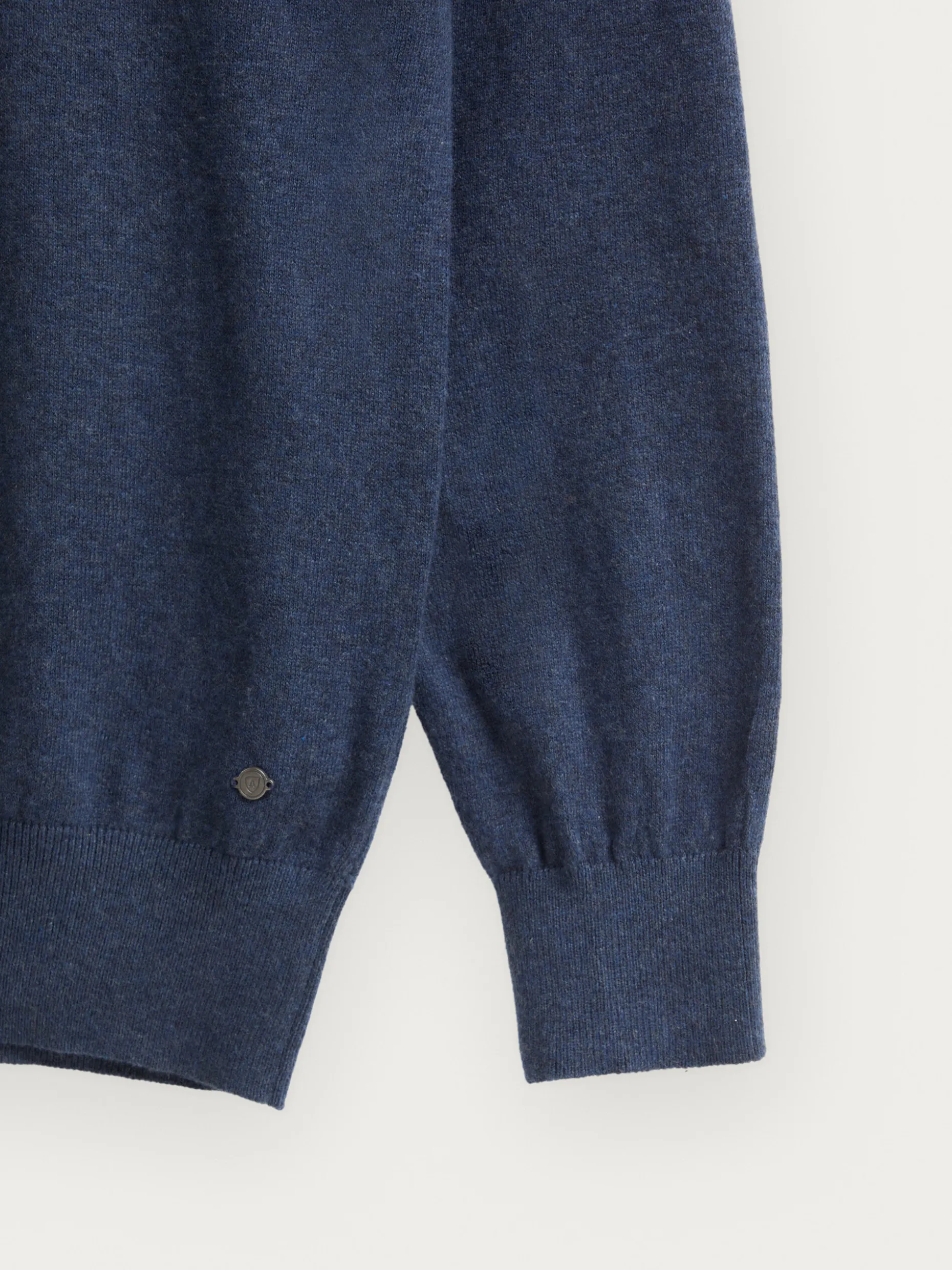 JERSEY ROLL COLLAR AZUL