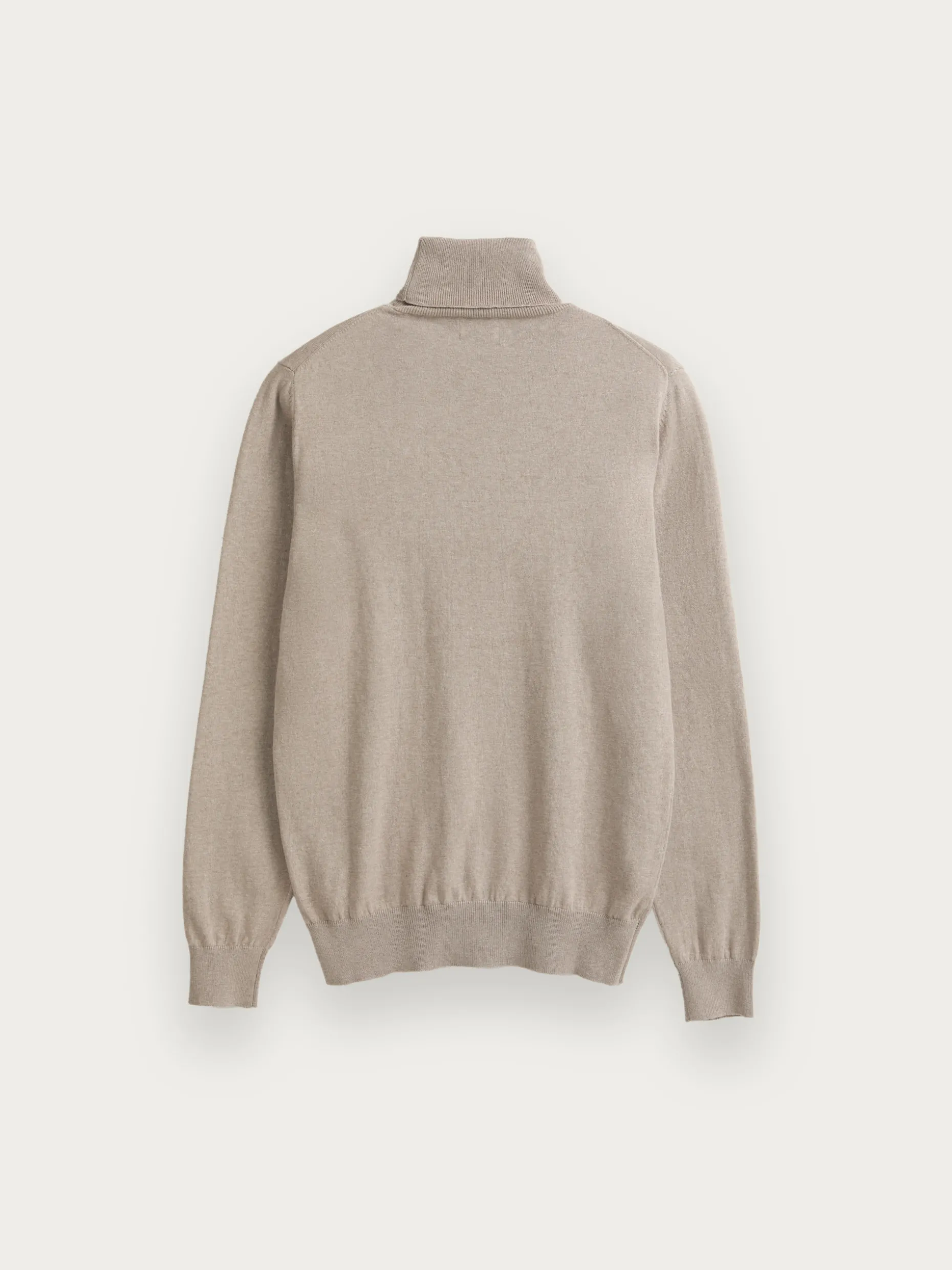 JERSEY ROLL COLLAR BEIGE