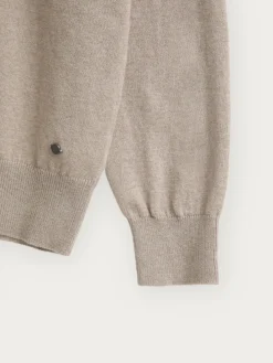 JERSEY ROLL COLLAR BEIGE