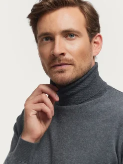 JERSEY ROLL COLLAR GRIS