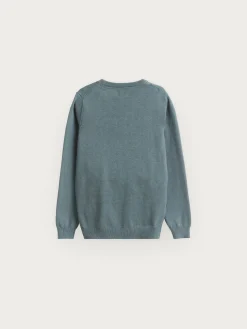 JERSEY ROUND NECK KIDS AZUL