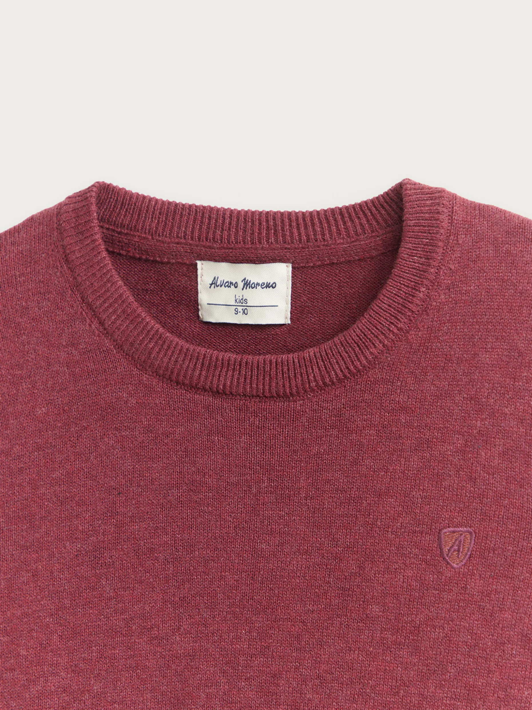 JERSEY ROUND NECK KIDS BURDEOS