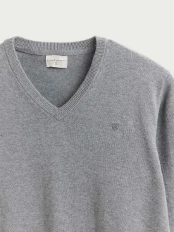 JERSEY V-NECK TRENDY GRIS