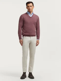 JERSEY V-NECK TRENDY VIOLETA