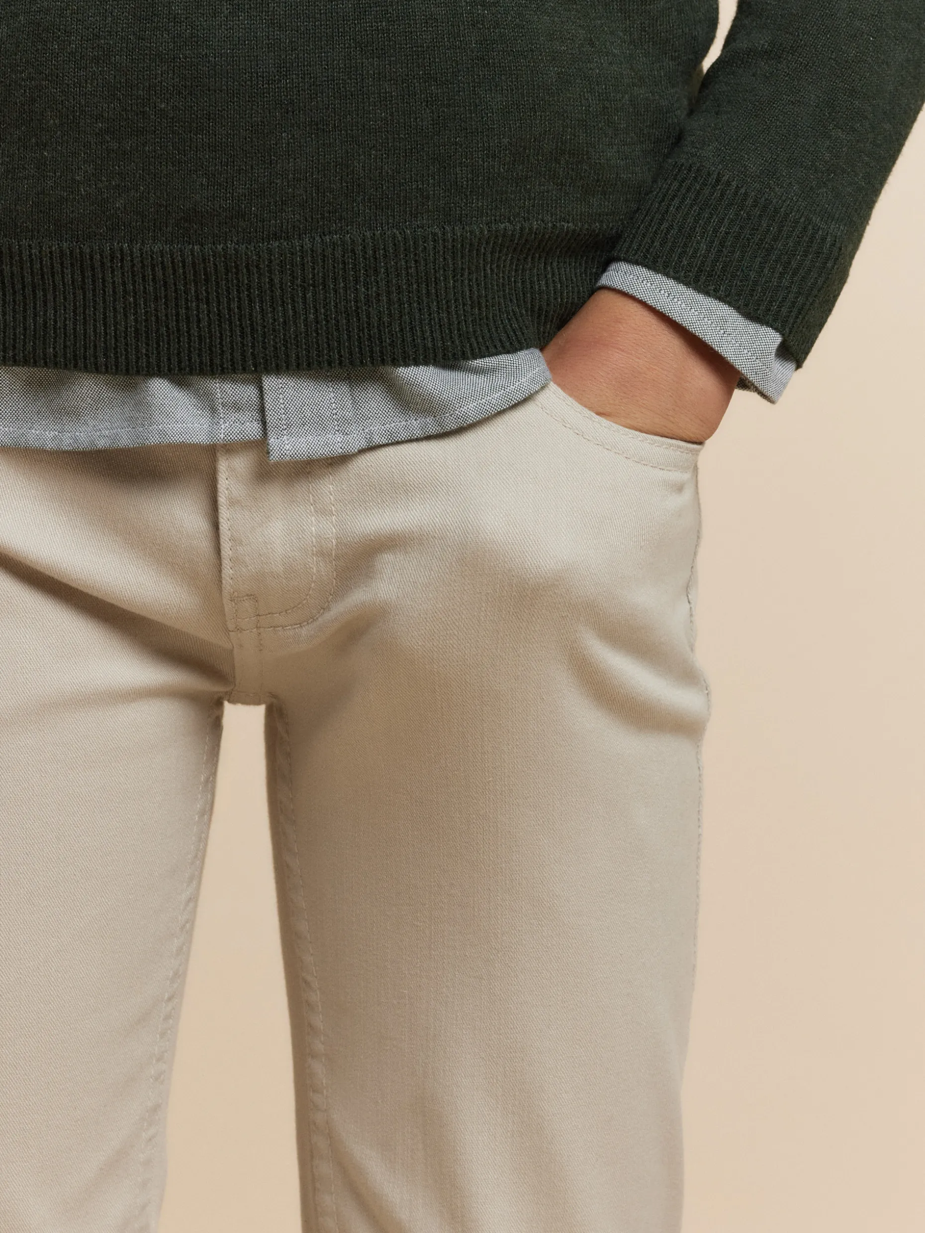 PANTALON 5 POCKETS KIDS CRUDO