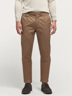 PANTALON CARROT CAMEL