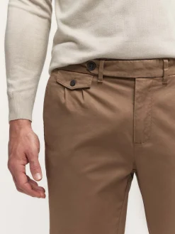 PANTALON CARROT CAMEL
