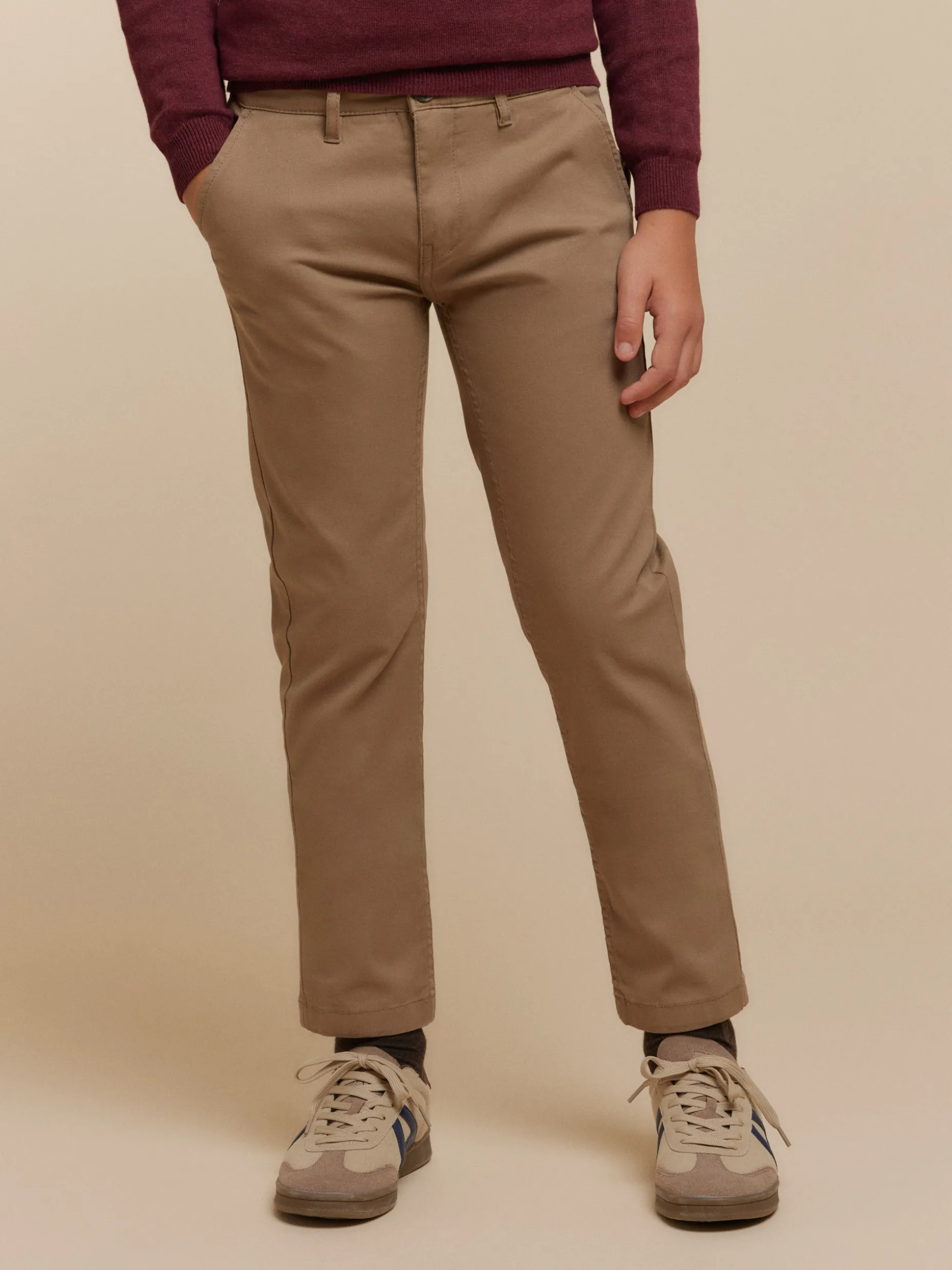 PANTALON CHINO KIDS CAMEL