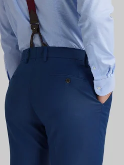 PANTALON FIL A FIL AZUL
