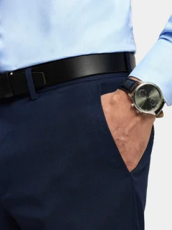 PANTALON FIL A FIL AZUL MARINO