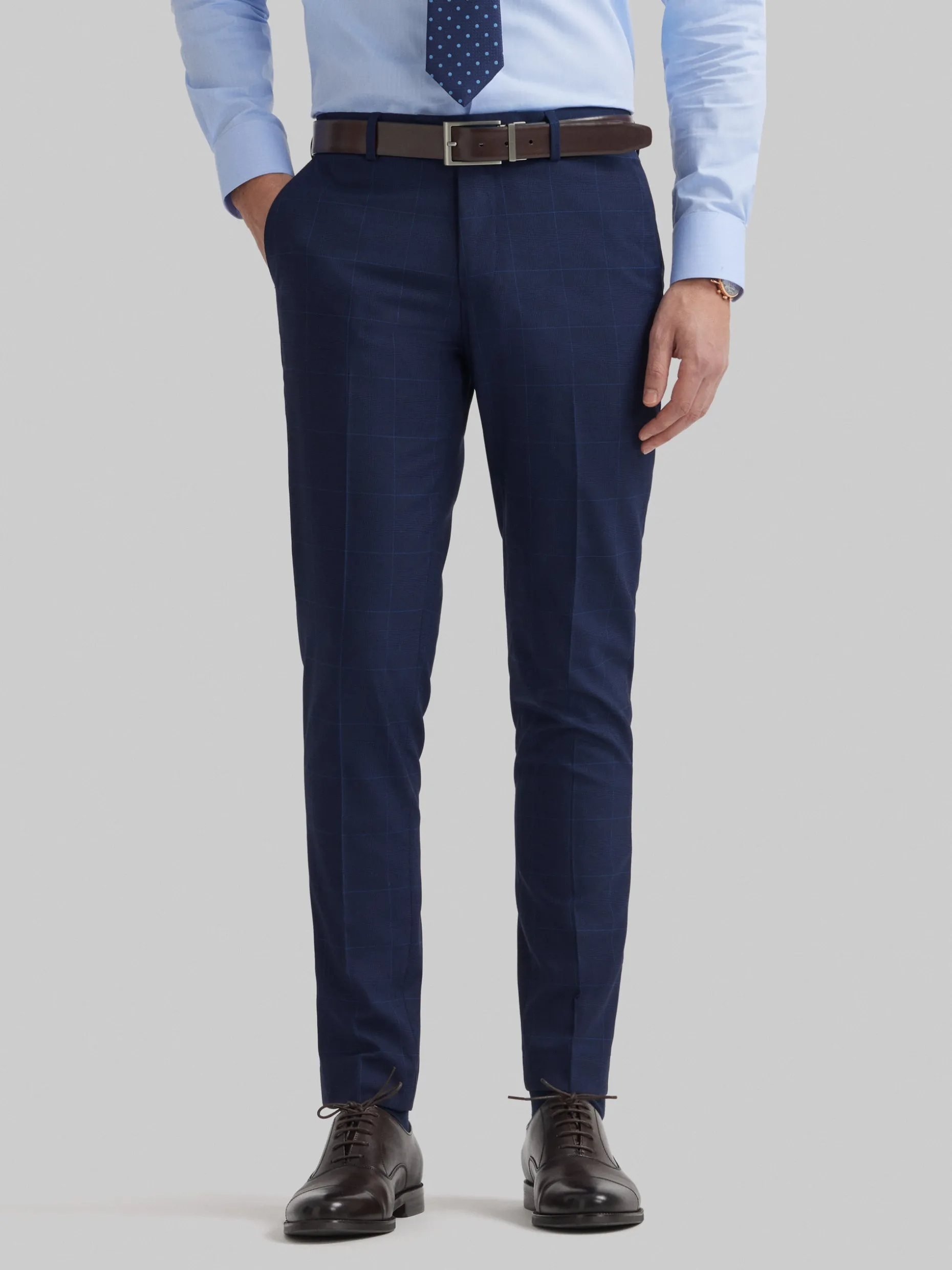 PANTALON GALES SLIM AZUL MARINO